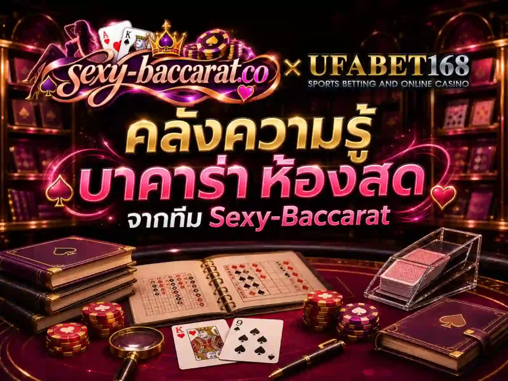 คลังความรู้ บาคาร่า ห้องสด จากทีม Sexy-Baccarat