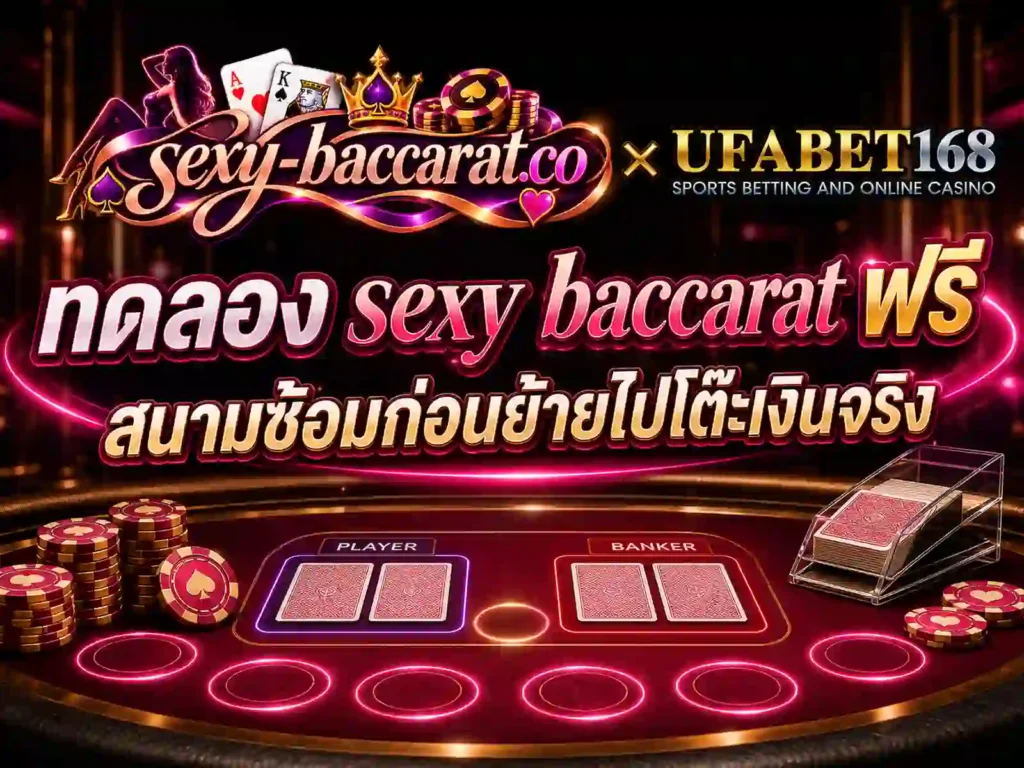 ทดลอง sexy baccarat ฟรี สนามซ้อมก่อนไปโต๊ะเงินจริง