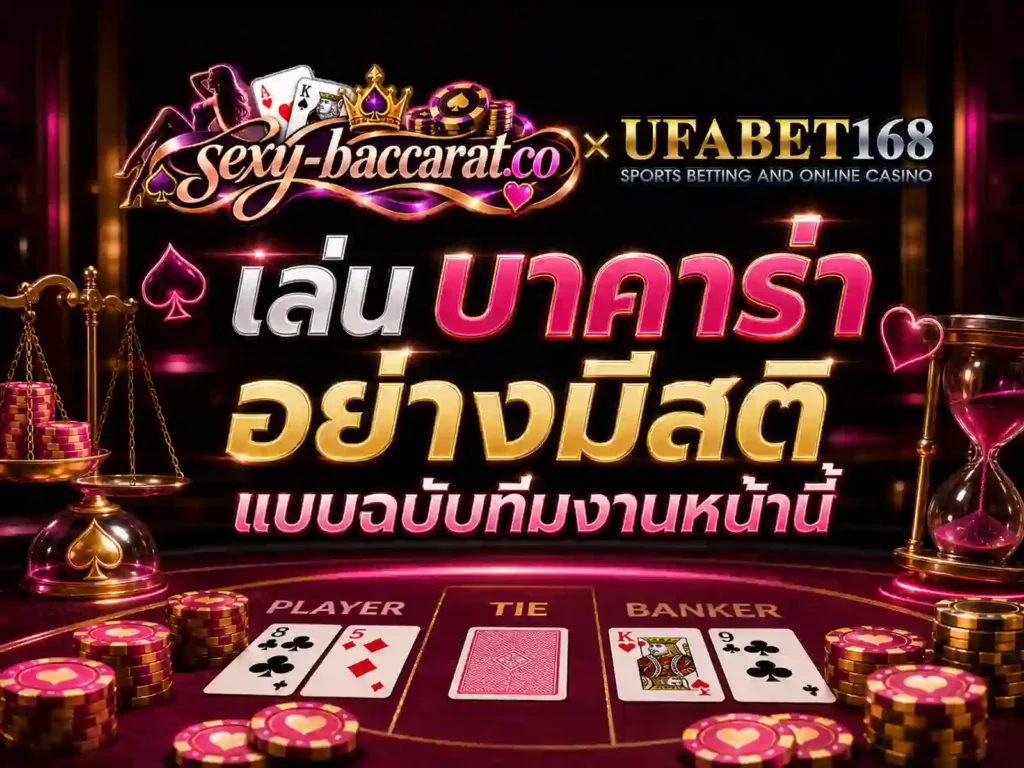 เล่น บาคาร่า อย่างมีสติ แบบฉบับทีมงาน sexy-ufabet